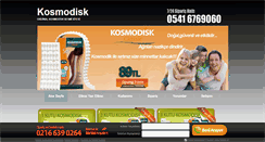 Desktop Screenshot of kosmodisk.resmi-sitesi.com